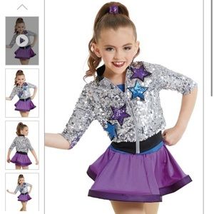 Weissman Dance costume HAIR UP 12080